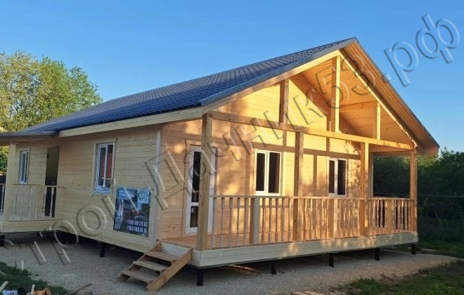 3 Каркасный дом Д-115, 11x9.5м, 91 М², Ленинградская область, Гатчинский район, СНТ Зайцево (7)